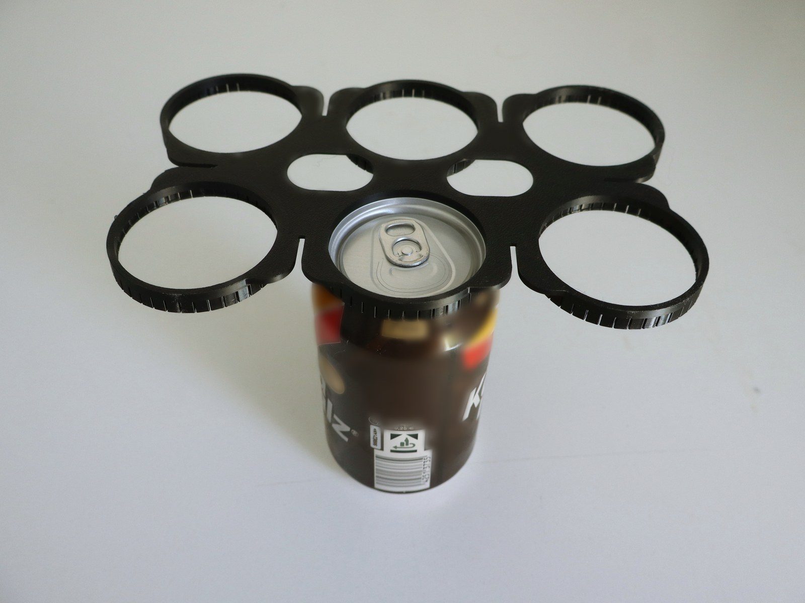 Photo - With a can clipped in