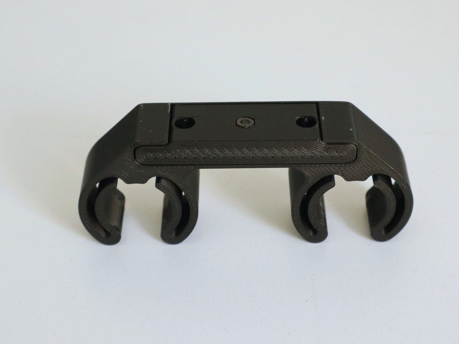 Photo - From behind, with the wall plate and the embedded nut